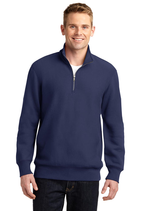 Sport-Tek Super Heavyweight 1/4-Zip Pullover Sweatshirt. ST283 True Navy