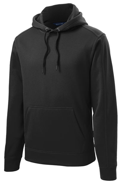 Sport-Tek Repel Fleece Hooded Pullover. ST290 Black
