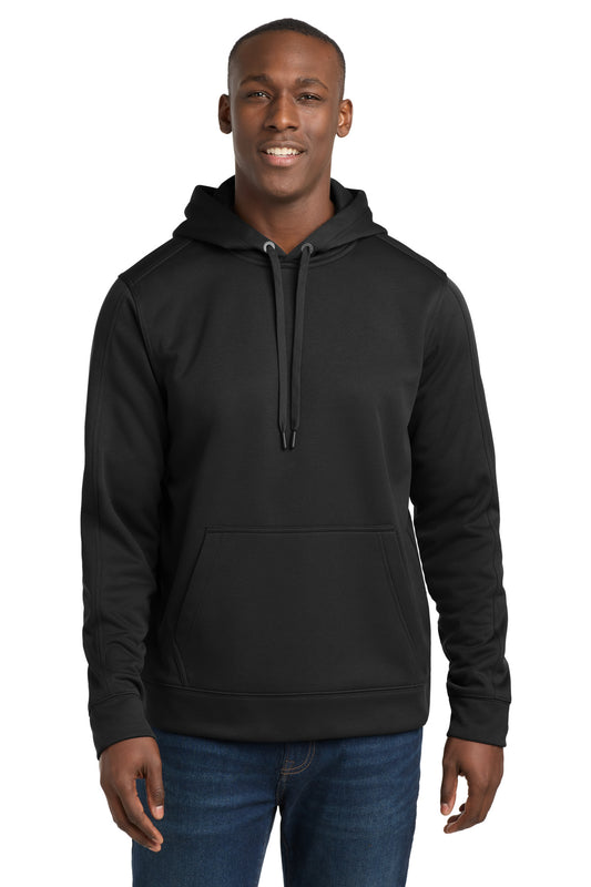 Sport-Tek Repel Fleece Hooded Pullover ST290 Black