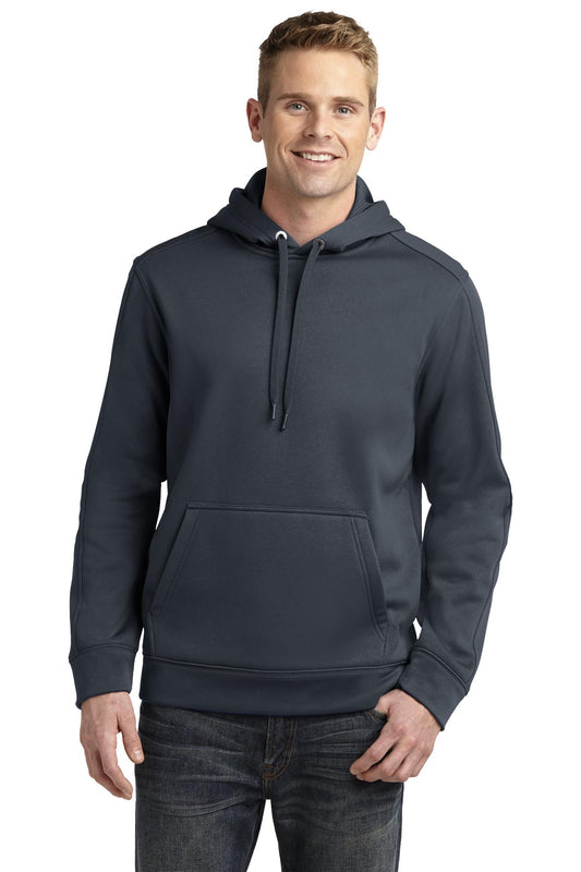 Sport-Tek Repel Fleece Hooded Pullover. ST290 Graphite