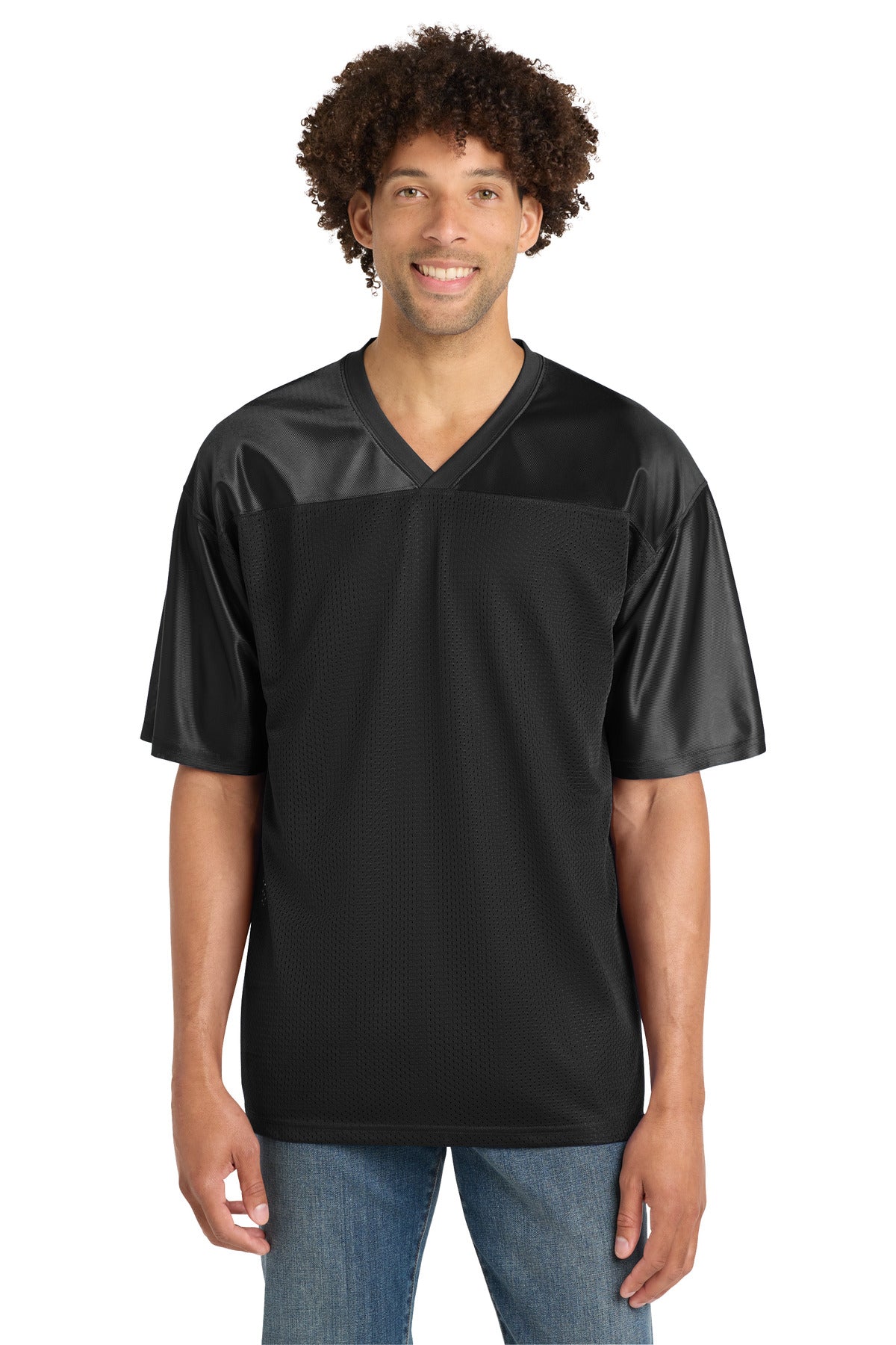 Sport-Tek PosiCharge Replica Jersey ST307 Black