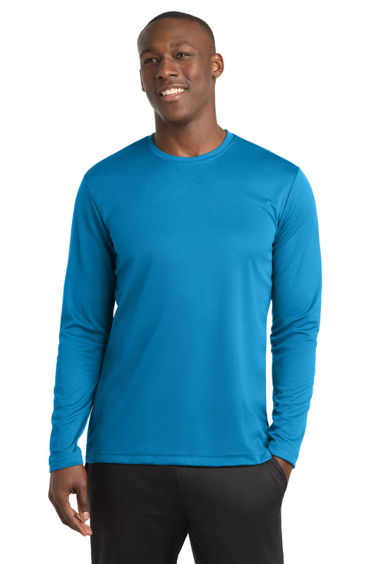 Sport-Tek PosiCharge RacerMesh Long Sleeve Tee ST340LS Pond Blue
