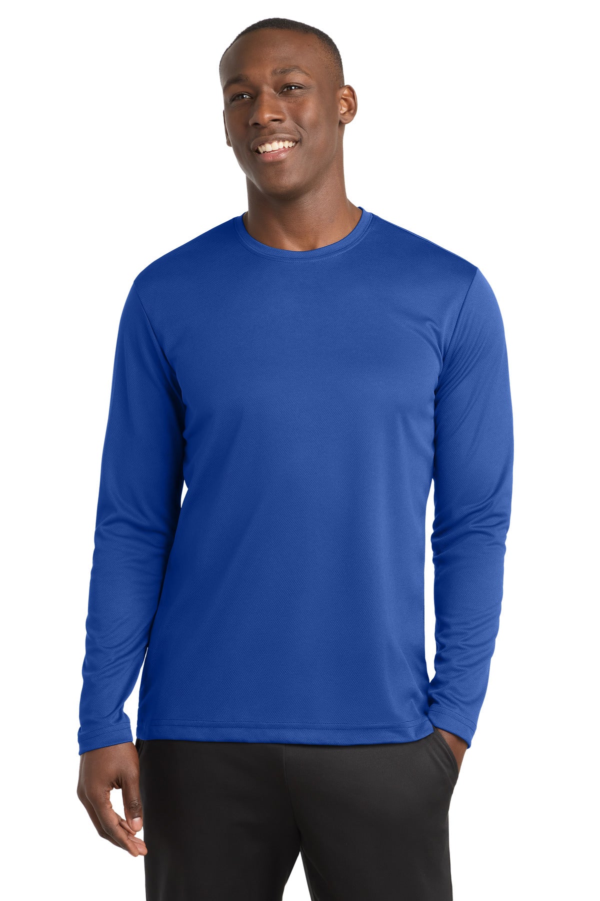 Sport-Tek PosiCharge RacerMesh Long Sleeve Tee ST340LS True Royal