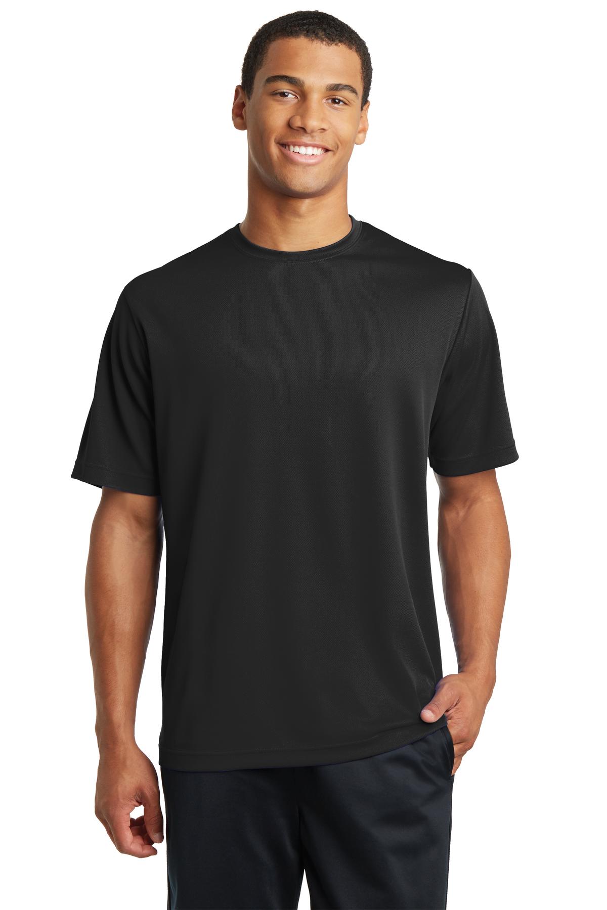 Sport-Tek PosiCharge RacerMesh Tee. ST340 Black