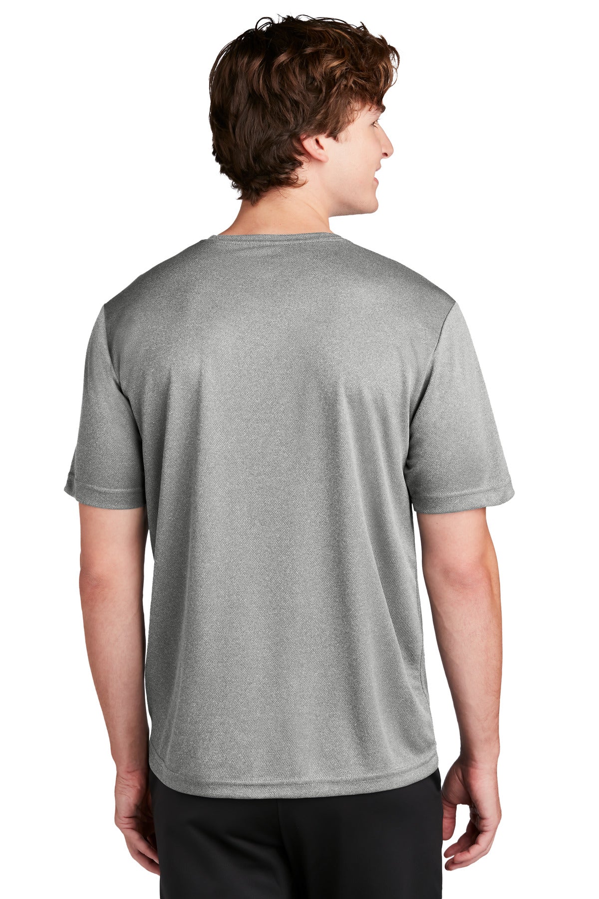Sport-Tek PosiCharge RacerMesh Tee. ST340 Grey Heather
