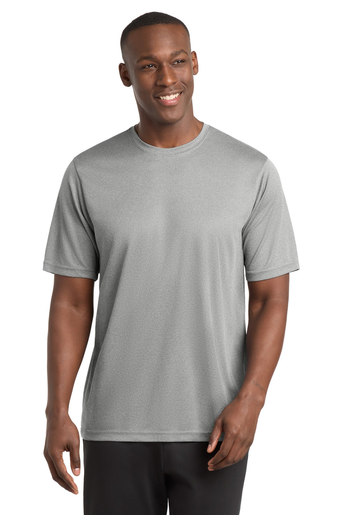 Sport-Tek PosiCharge RacerMesh Tee ST340 Grey Heather