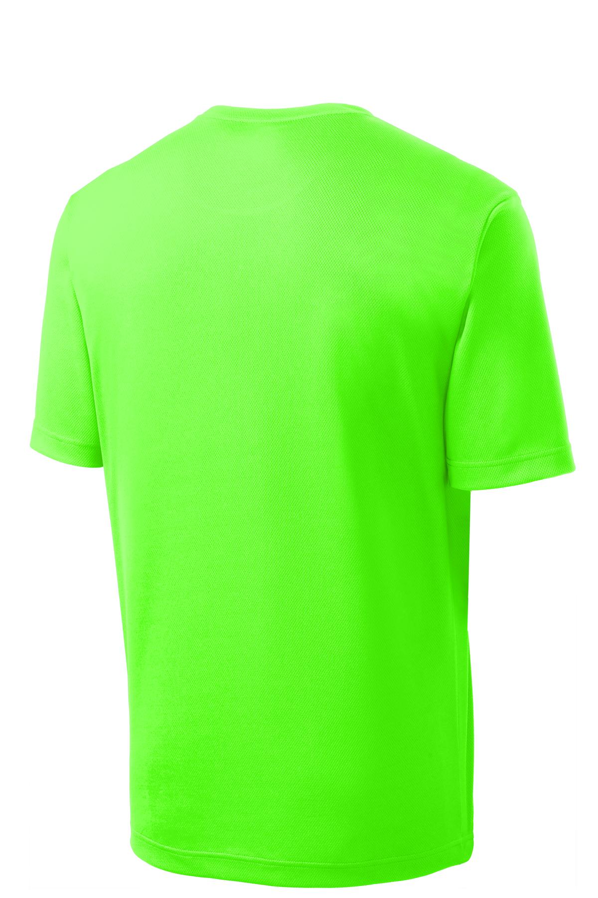 Sport-Tek PosiCharge RacerMesh Tee. ST340 Neon Green