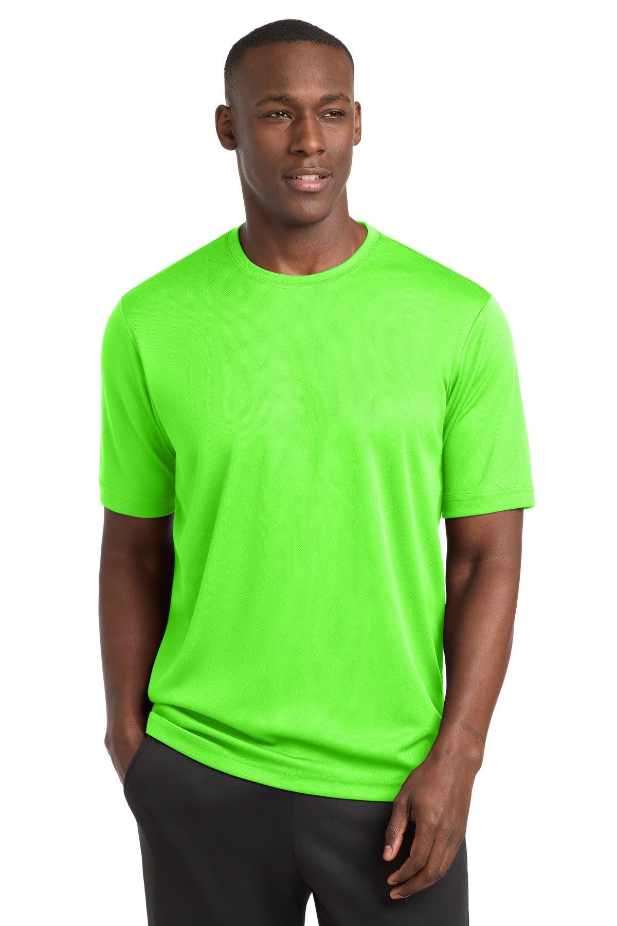 Sport-Tek PosiCharge RacerMesh Tee ST340 Neon Green