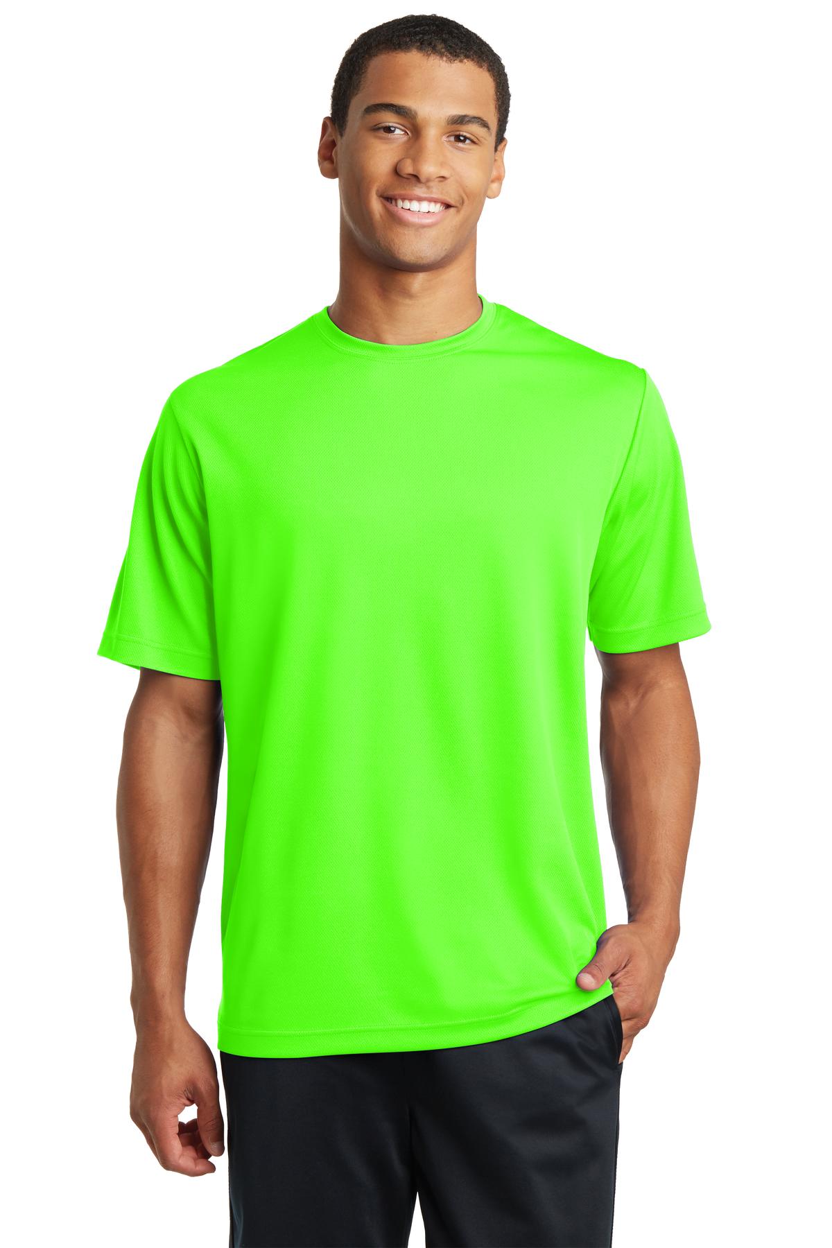 Sport-Tek PosiCharge RacerMesh Tee. ST340 Neon Green