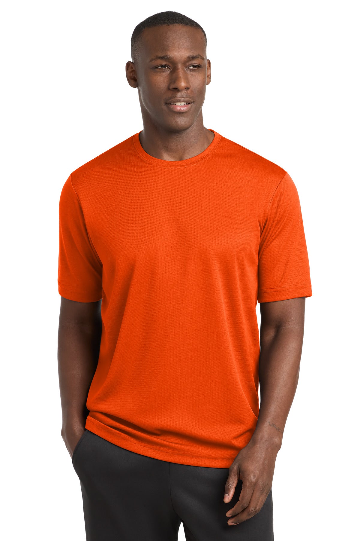Sport-Tek PosiCharge RacerMesh Tee ST340 Neon Orange