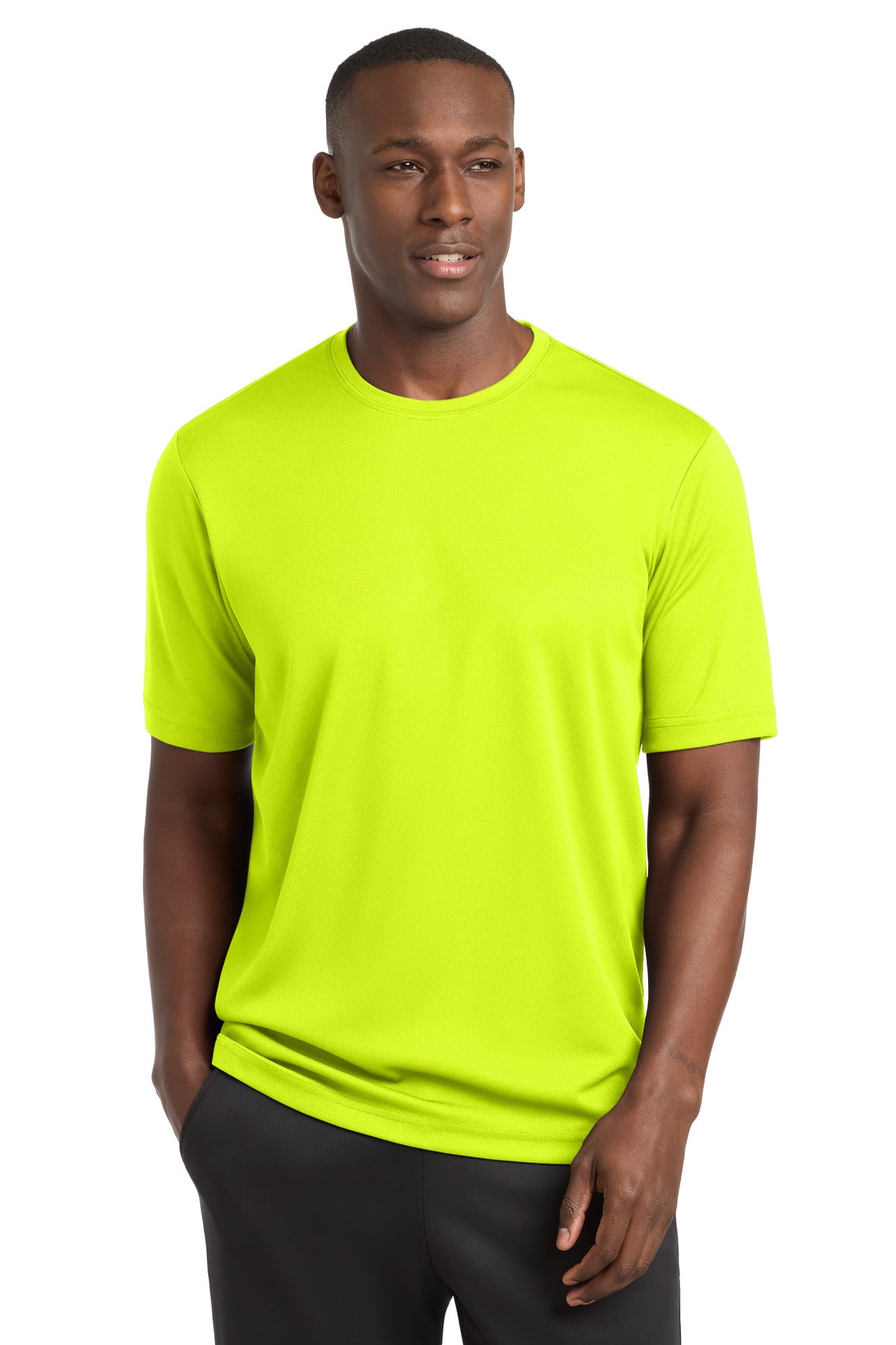 Sport-Tek PosiCharge RacerMesh Tee ST340 Neon Yellow