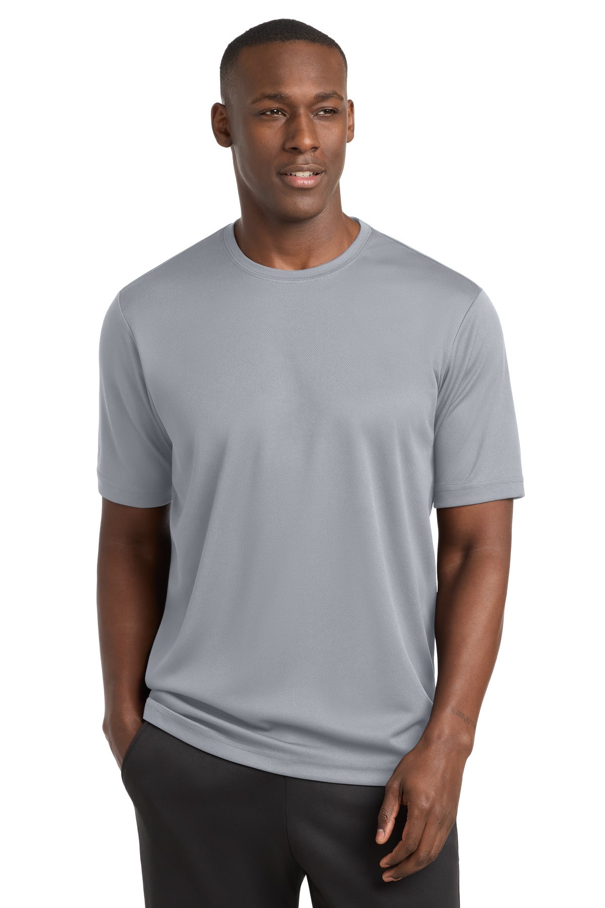 Sport-Tek PosiCharge RacerMesh Tee ST340 Silver