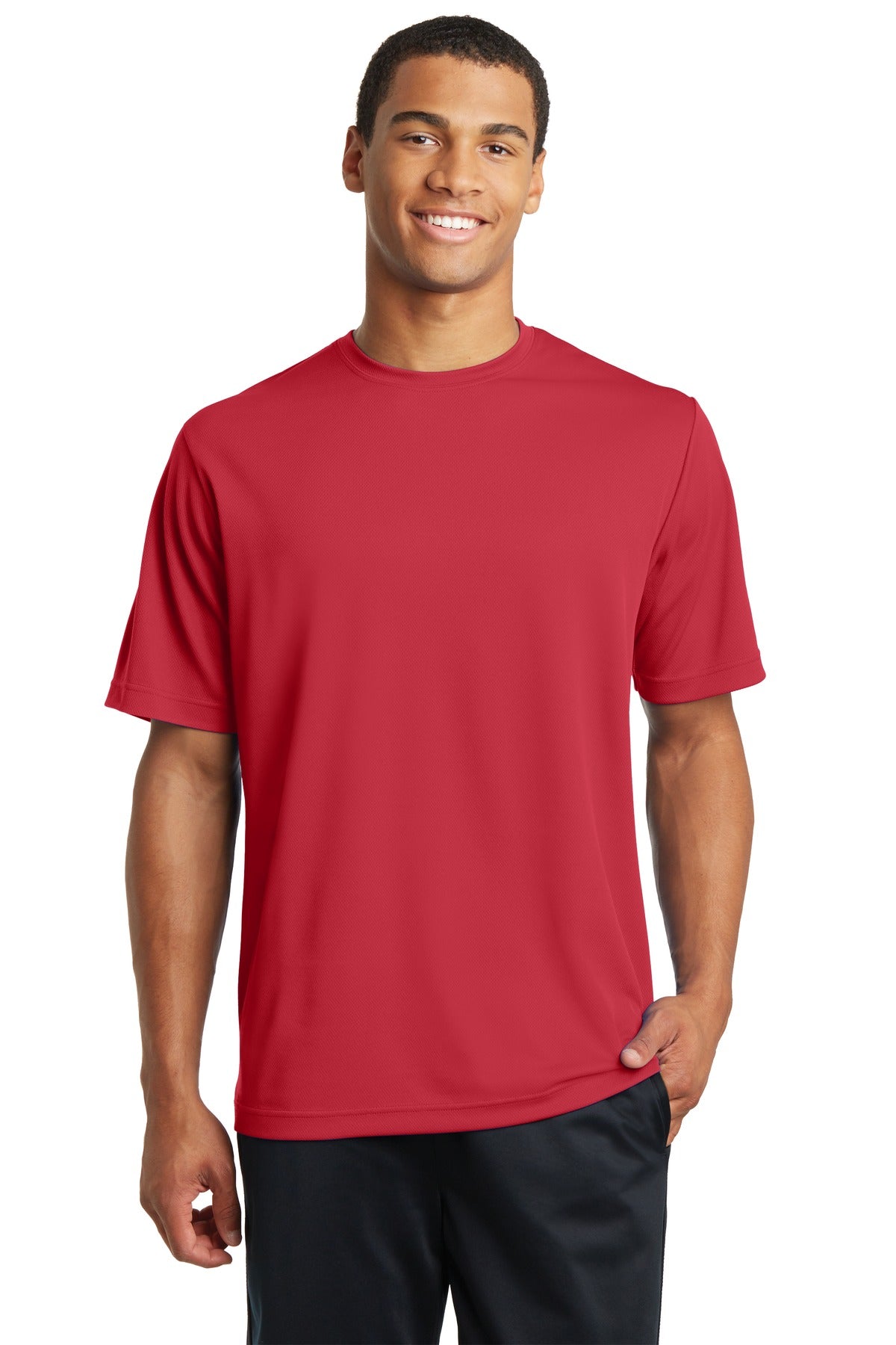 Sport-Tek PosiCharge RacerMesh Tee. ST340 True Red