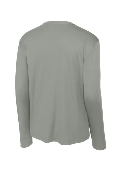 Sport-Tek Long Sleeve PosiCharge Competitor Tee. ST350LS Grey Concrete