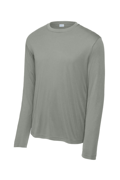 Sport-Tek Long Sleeve PosiCharge Competitor Tee. ST350LS Grey Concrete