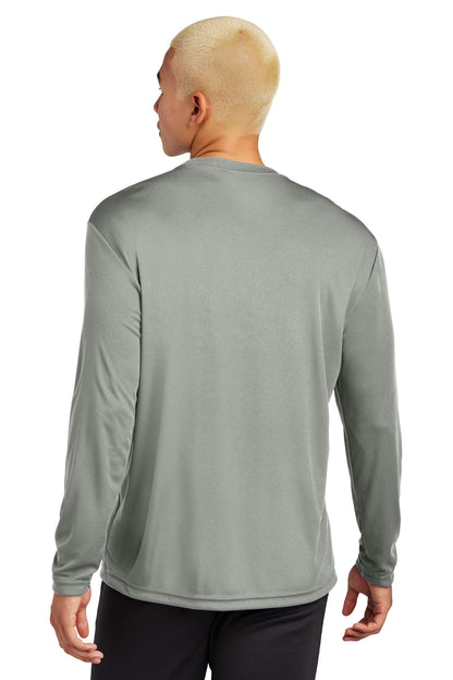 Sport-Tek Long Sleeve PosiCharge Competitor Tee. ST350LS Grey Concrete