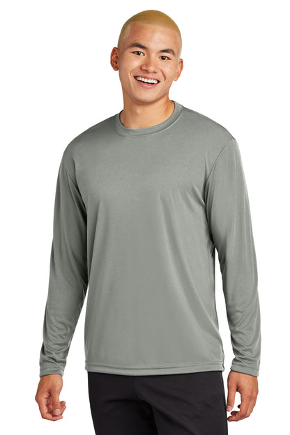 Sport-Tek Long Sleeve PosiCharge Competitor Tee. ST350LS Grey Concrete