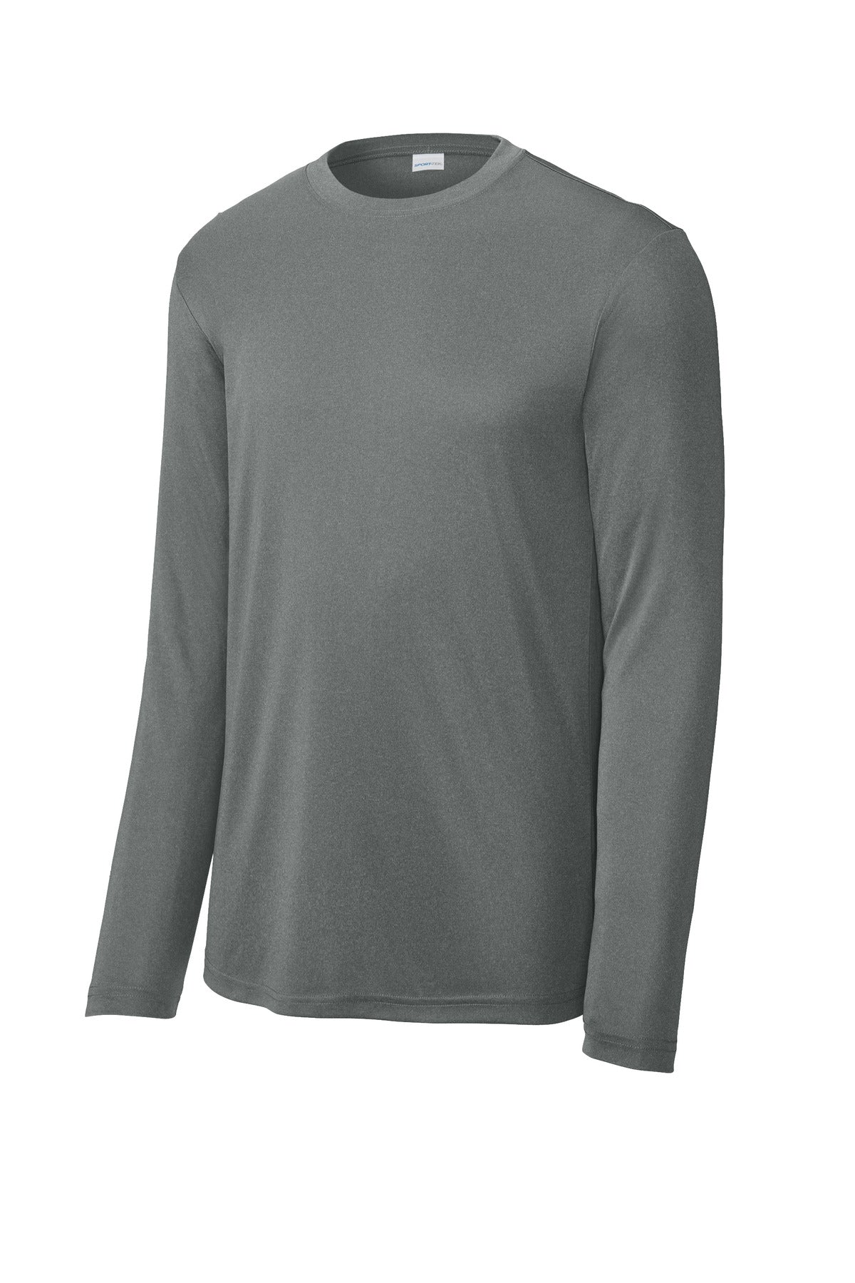 Sport-Tek Long Sleeve PosiCharge Competitor Tee. ST350LS Iron Grey Heather