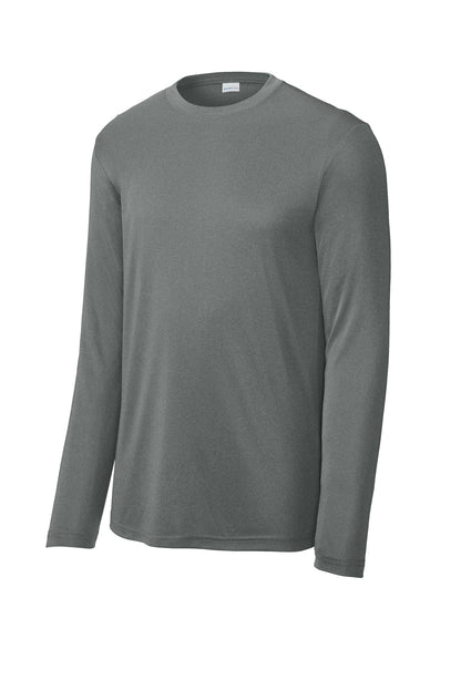 Sport-Tek Long Sleeve PosiCharge Competitor Tee. ST350LS Iron Grey Heather