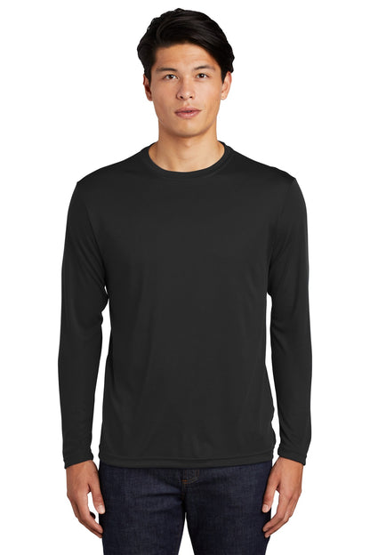 Sport-Tek Long Sleeve PosiCharge Competitor Tee. ST350LS Black