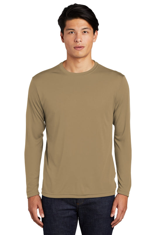 Sport-Tek Long Sleeve PosiCharge Competitor Tee. ST350LS Coyote Brown