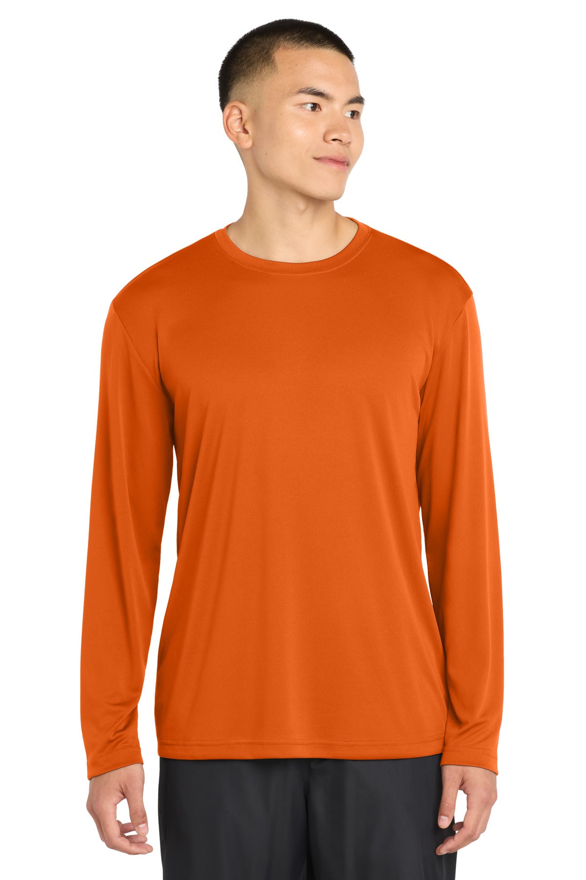 Sport-Tek Long Sleeve PosiCharge Competitor Tee ST350LS Deep Orange