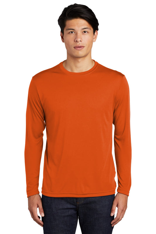 Sport-Tek Long Sleeve PosiCharge Competitor Tee. ST350LS Deep Orange