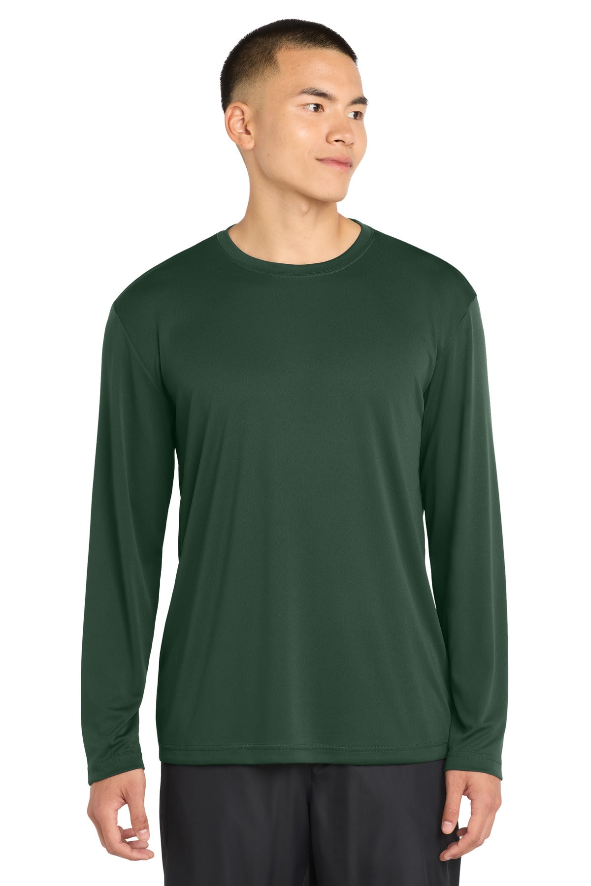 Sport-Tek Long Sleeve PosiCharge Competitor Tee ST350LS Forest Green