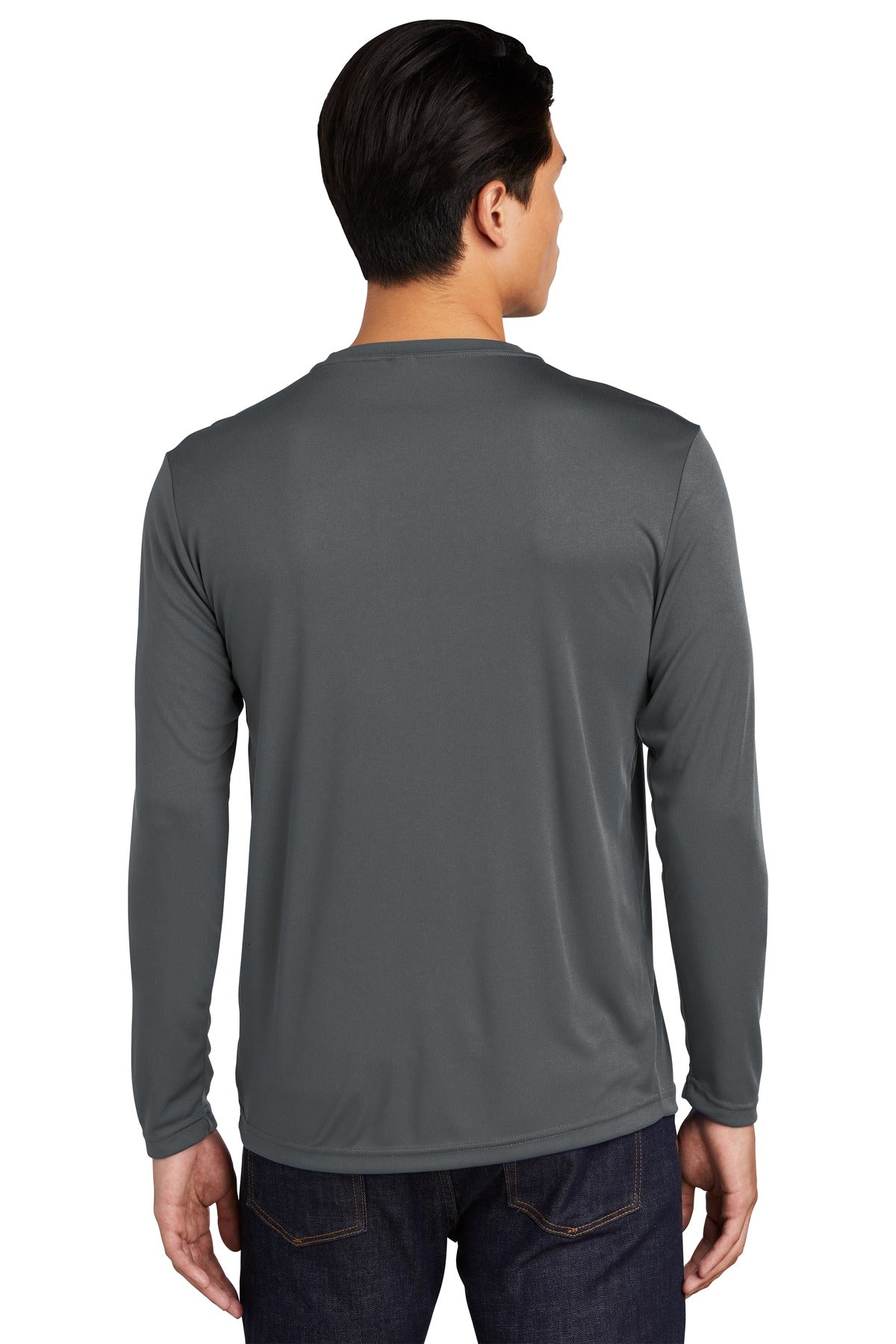 Sport-Tek Long Sleeve PosiCharge Competitor Tee. ST350LS Iron Grey