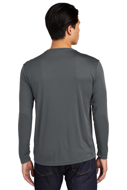 Sport-Tek Long Sleeve PosiCharge Competitor Tee. ST350LS Iron Grey