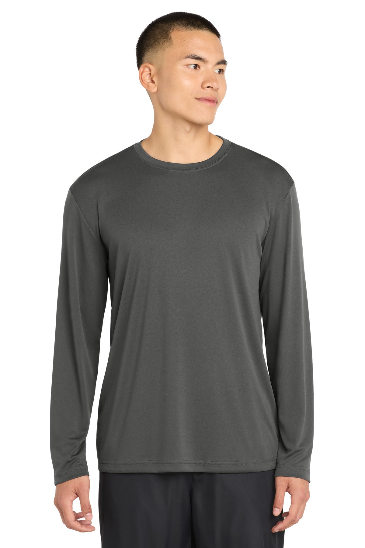 Sport-Tek Long Sleeve PosiCharge Competitor Tee ST350LS Iron Grey