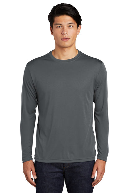 Sport-Tek Long Sleeve PosiCharge Competitor Tee. ST350LS Iron Grey