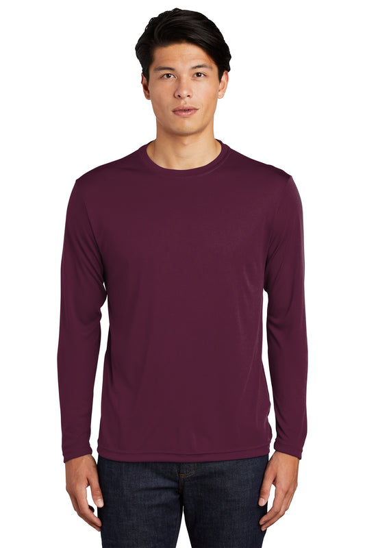 Sport-Tek Long Sleeve PosiCharge Competitor Tee. ST350LS Maroon