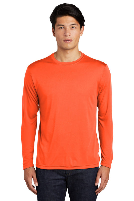 Sport-Tek Long Sleeve PosiCharge Competitor Tee. ST350LS Neon Orange