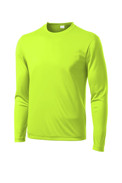 Sport-Tek Long Sleeve PosiCharge Competitor Tee. ST350LS Neon Yellow