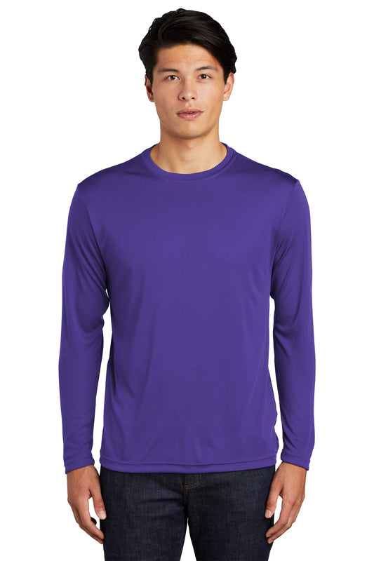 Sport-Tek Long Sleeve PosiCharge Competitor Tee. ST350LS Purple