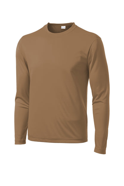 Sport-Tek Long Sleeve PosiCharge Competitor Tee. ST350LS Woodland Brown