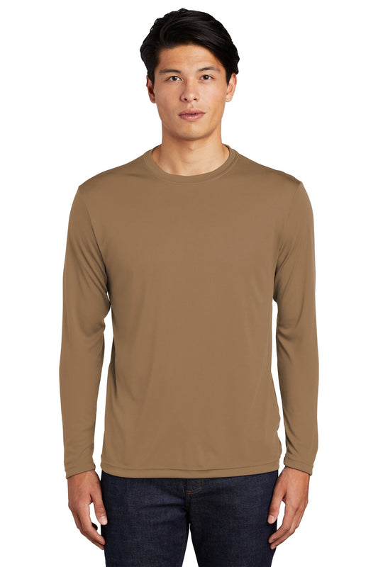 Sport-Tek Long Sleeve PosiCharge Competitor Tee. ST350LS Woodland Brown
