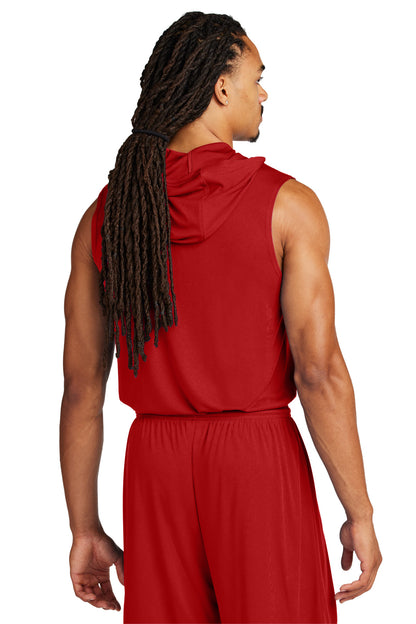 Sport-Tek Competitor Sleeveless Hoodie ST352H Deep Red