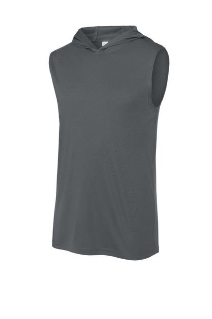 Sport-Tek Competitor Sleeveless Hoodie ST352H Iron Grey