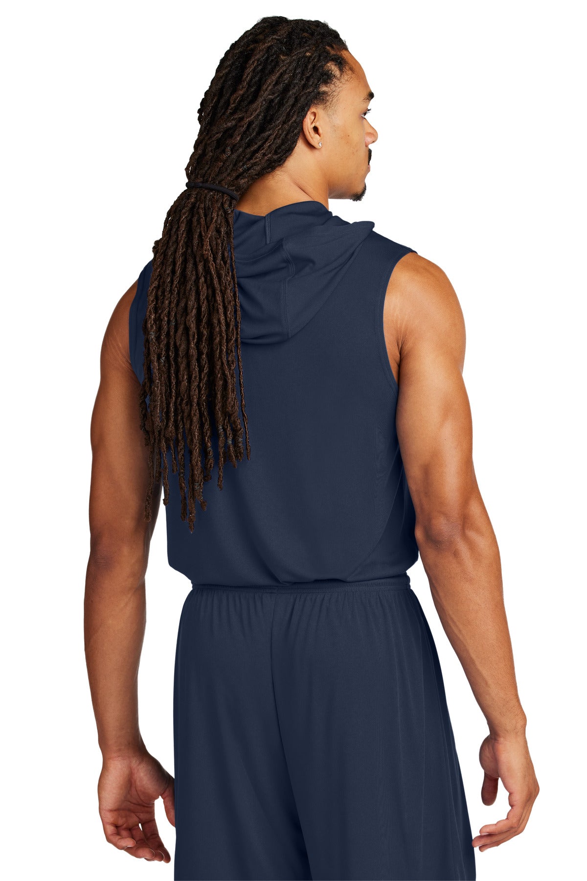 Sport-Tek Competitor Sleeveless Hoodie ST352H True Navy