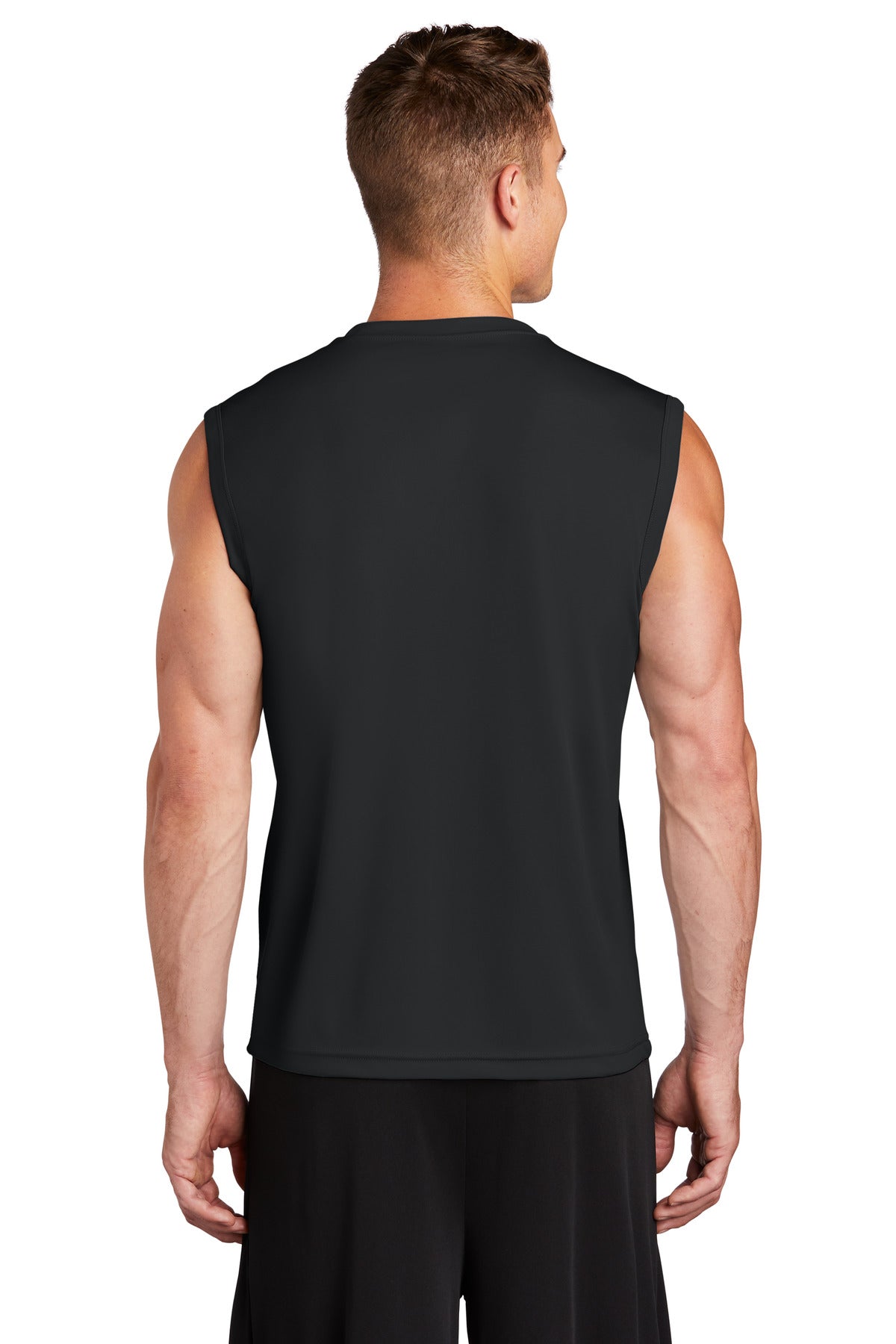 Sport-Tek Sleeveless PosiCharge Competitor Tee. ST352 Black