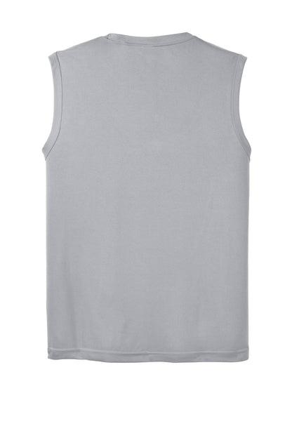 Sport-Tek Sleeveless PosiCharge Competitor Tee. ST352 Silver