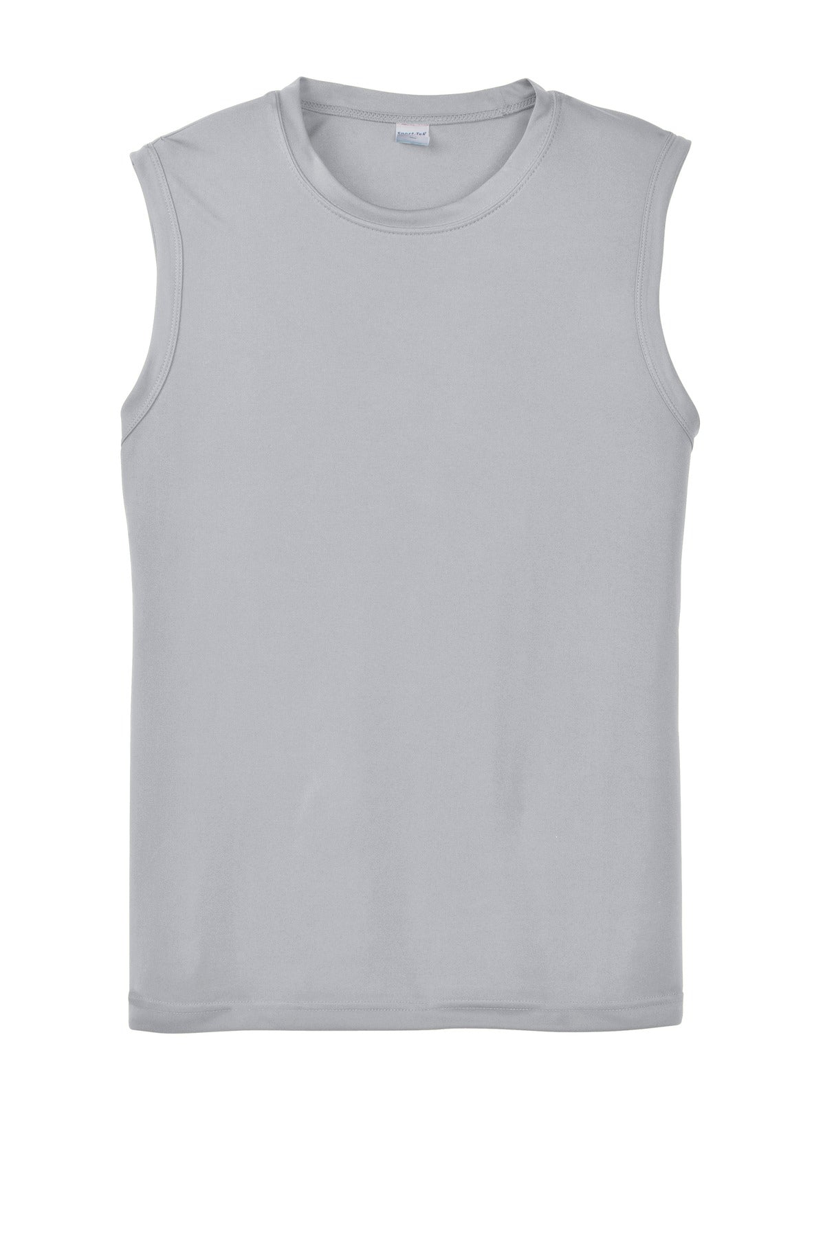 Sport-Tek Sleeveless PosiCharge Competitor Tee. ST352 Silver