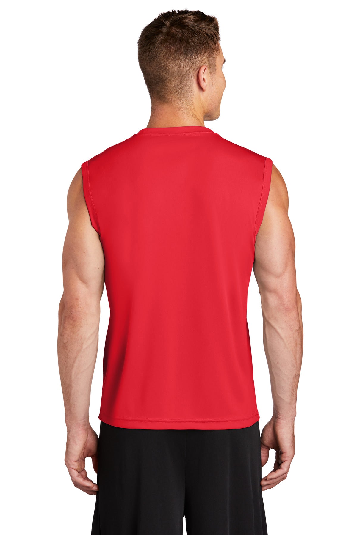 Sport-Tek Sleeveless PosiCharge Competitor Tee. ST352 True Red