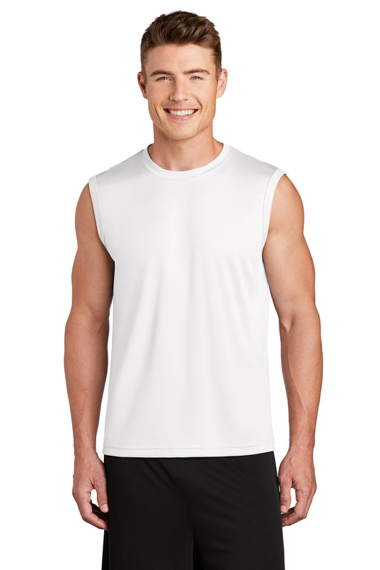 Sport-Tek Sleeveless PosiCharge Competitor Tee. ST352 White