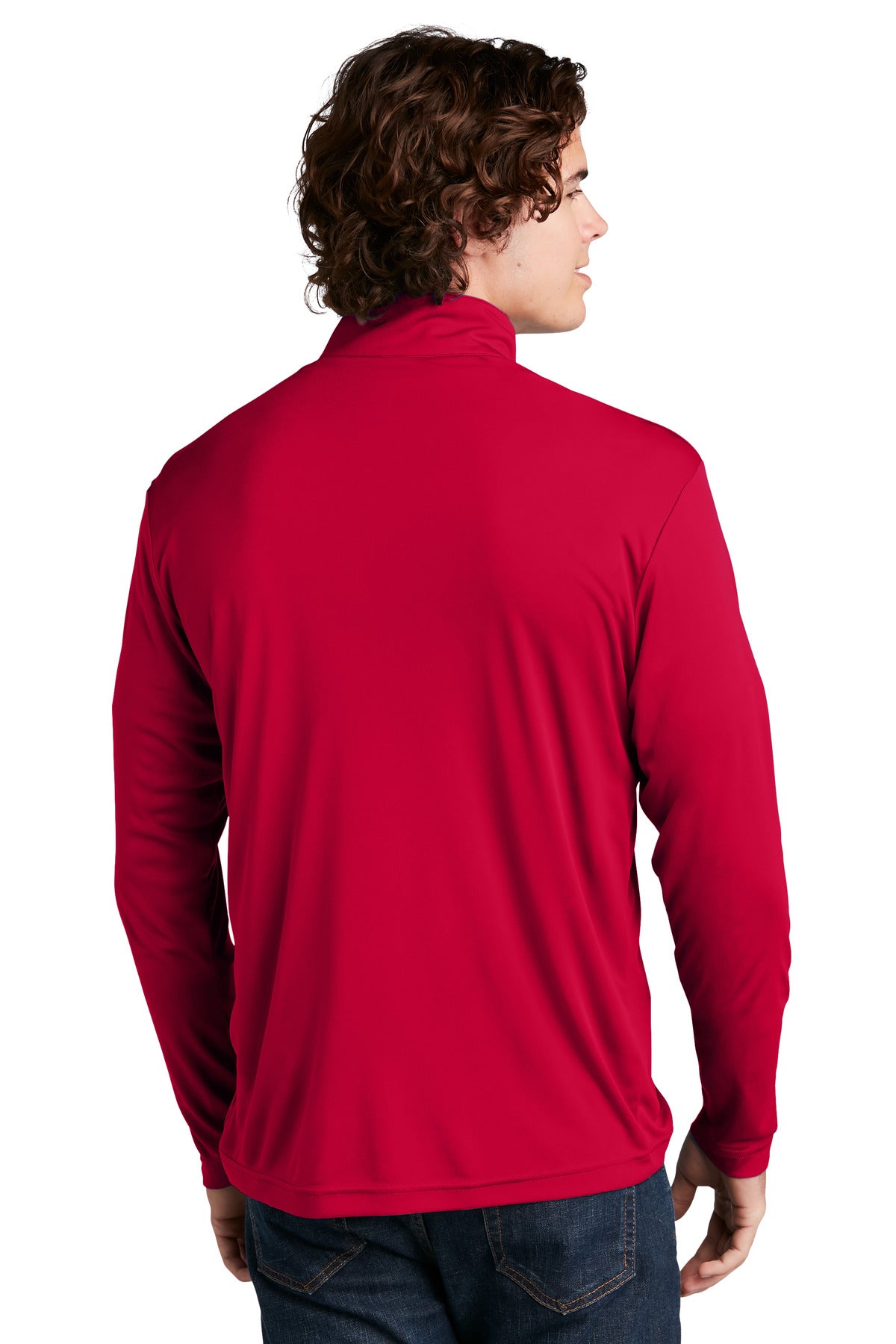 Sport-Tek PosiCharge Competitor 1/4-Zip Pullover. ST357 Deep Red