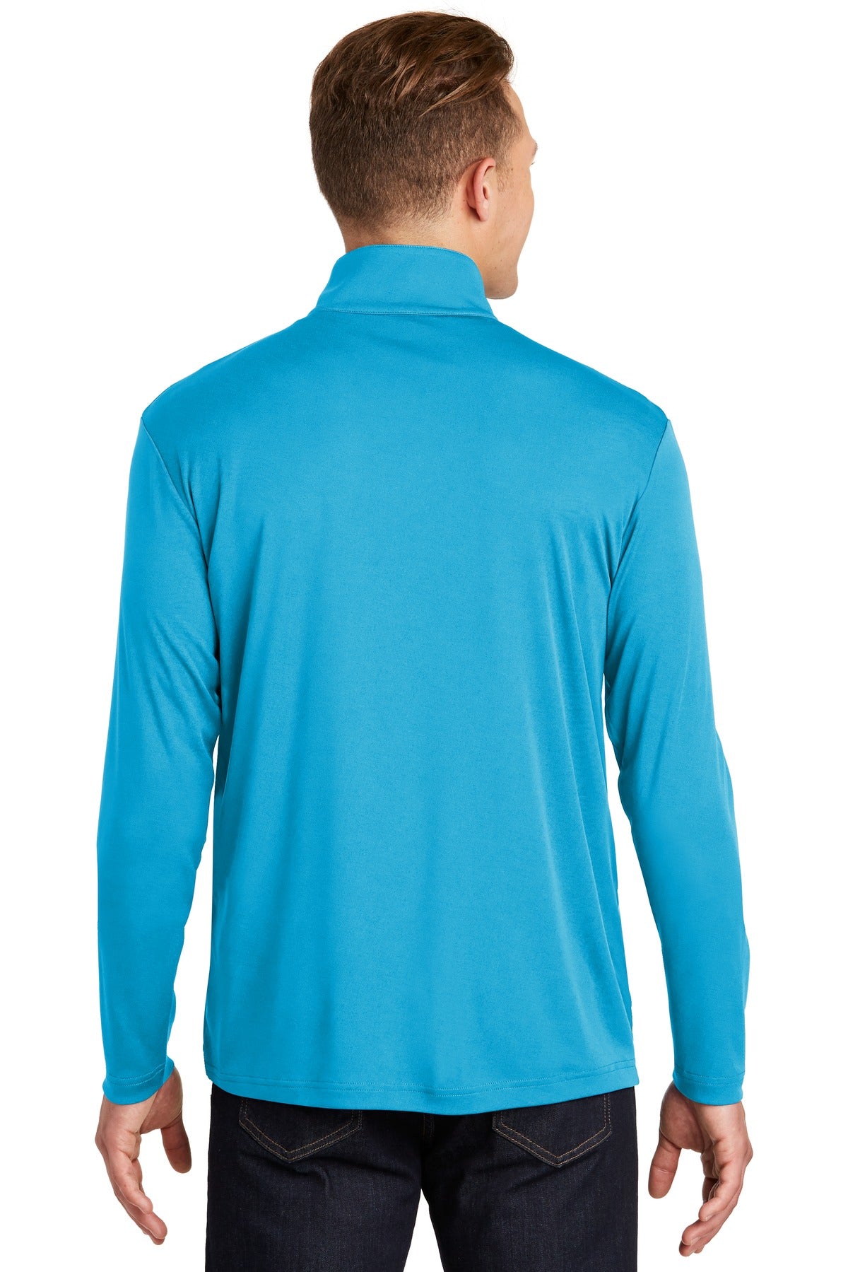 Sport-Tek PosiCharge Competitor 1/4-Zip Pullover. ST357 Atomic Blue