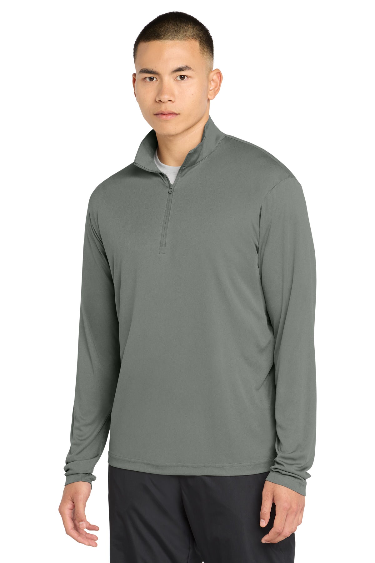 Sport-Tek PosiCharge Competitor 1/4-Zip Pullover ST357 Grey Concrete