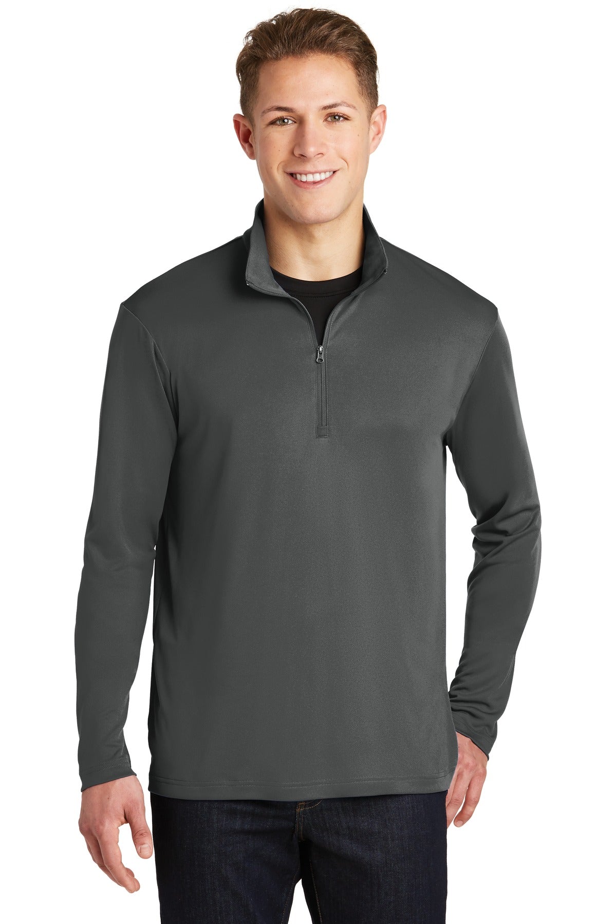 Sport-Tek PosiCharge Competitor 1/4-Zip Pullover. ST357 Iron Grey